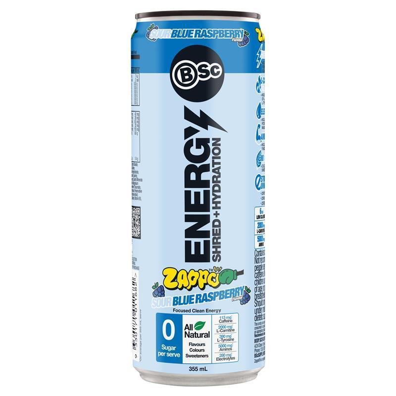 BSc 燃脂补水饮料 Zappo 酸蓝覆盆子味 355ml